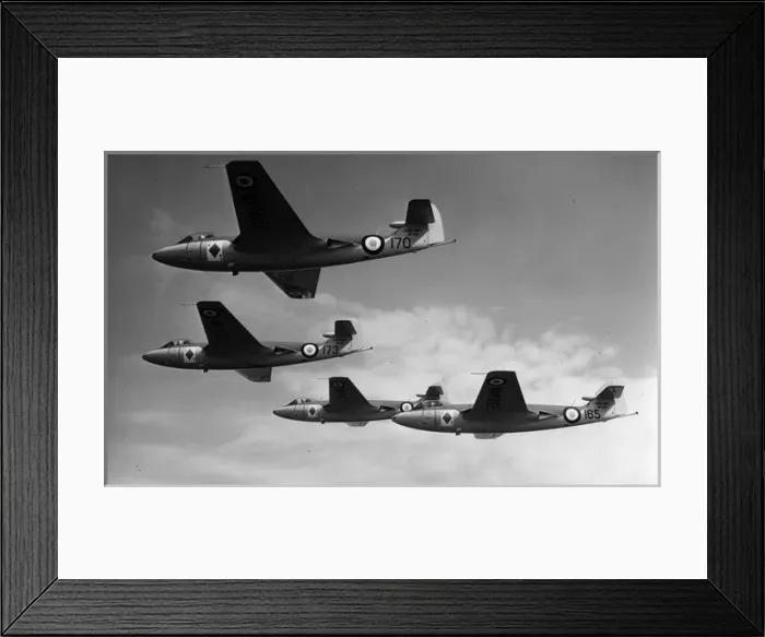 Framed Print : Four Hawker Sea Hawk Is Framed Print : Four Hawker Sea Hawk Is