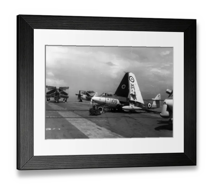 Framed Print : Hawker Sea Hawk FGA6 XE385 with wings folded Framed Print : Hawker Sea Hawk FGA6 XE385 with wings folded