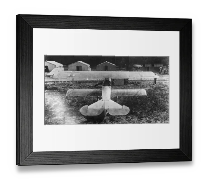 Framed Print : Fokker DVII in German markings from above rear Framed Print : Fokker DVII in German markings from above rear