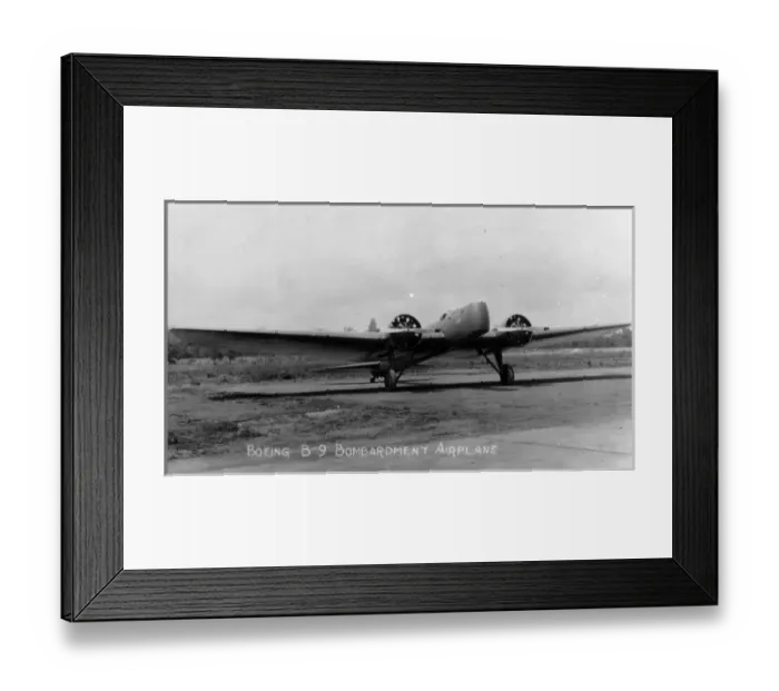 Framed Print : Boeing Model 215 YB-9 Framed Print : Boeing Model 215 YB-9