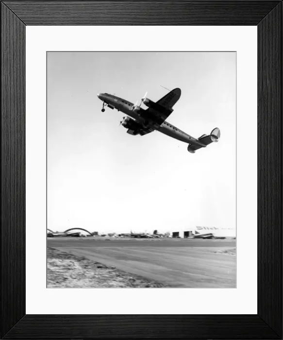 Framed Print : Lockheed Model 1049 Super Constellation N6202C Framed Print : Lockheed Model 1049 Super Constellation N6202C
