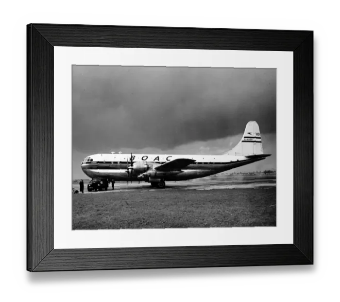 Framed Print : Boeing Stratocruiser G-AKGH Caledonia of BOAC Framed Print : Boeing Stratocruiser G-AKGH Caledonia of BOAC
