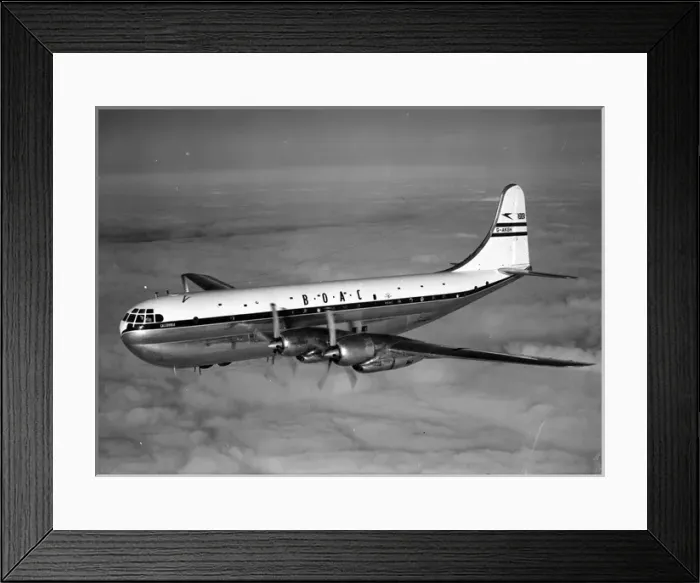 Framed Print : Boeing Stratocruiser G-AKGH Caledonia of BOAC Framed Print : Boeing Stratocruiser G-AKGH Caledonia of BOAC