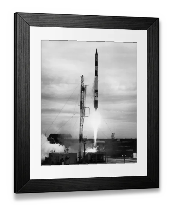 Framed Print : CCMTA MTN Pad 18A a Vanguard satellite launch Framed Print : CCMTA MTN Pad 18A a Vanguard satellite launch