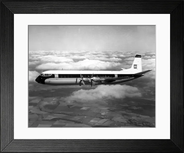 Framed Print : Vickers Type 951 Vanguard G-APEB Bellerophon of BEA Framed Print : Vickers Type 951 Vanguard G-APEB Bellerophon of BEA