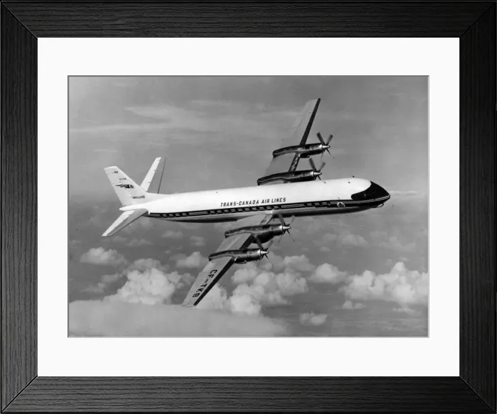Framed Print : Vickers Type 952 Vanguard CF-TKB of Trans-Canada Air Lines Framed Print : Vickers Type 952 Vanguard CF-TKB of Trans-Canada Air Lines