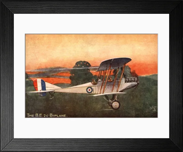 Framed Print : Royal Aircraft Factory BE2c Framed Print : Royal Aircraft Factory BE2c