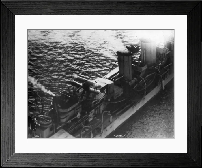 Framed Print : Sopwith 2F1 Camel on a ship Framed Print : Sopwith 2F1 Camel on a ship