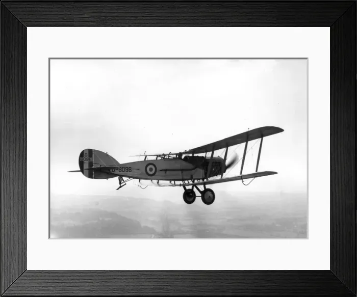 Framed Print : Bristol Fighter F2B D8096 flying at Filton
