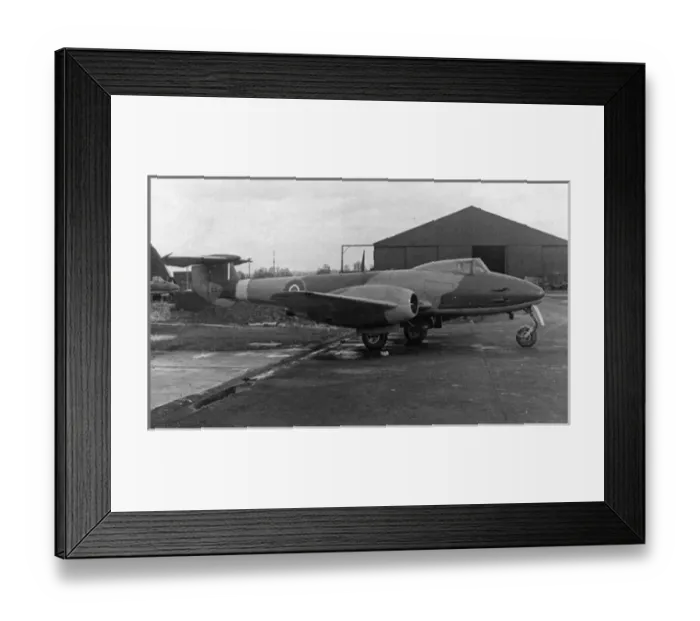 Framed Print : Gloster Meteor F1 EE221 / G minus its upper fin Framed Print : Gloster Meteor F1 EE221 / G minus its upper fin