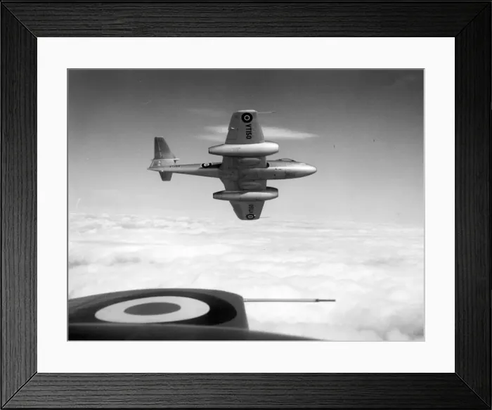 Framed Print : The Gloster Meteor F8 prototype VT150 Framed Print : The Gloster Meteor F8 prototype VT150