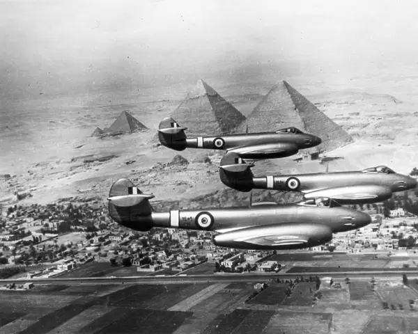 Egyptian Gloster Meteor F4s