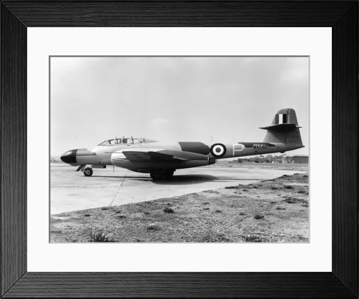 Framed Print : The first true prototype of the Gloster Meteor NF11 WA546 Framed Print : The first true prototype of the Gloster Meteor NF11 WA546