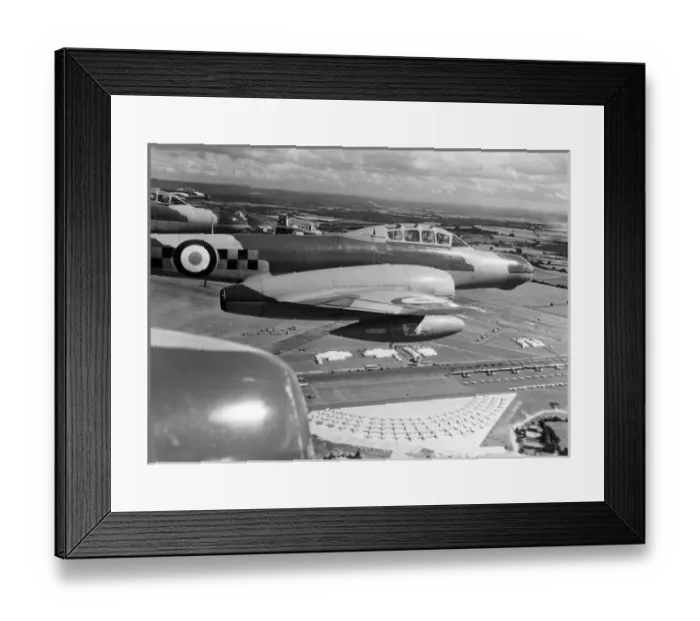 Framed Print : 85 Squadron Gloster Meteor NF11s Framed Print : 85 Squadron Gloster Meteor NF11s