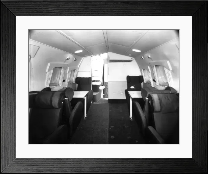 Framed Print : Typical Short Solent upper-deck cabin Framed Print : Typical Short Solent upper-deck cabin
