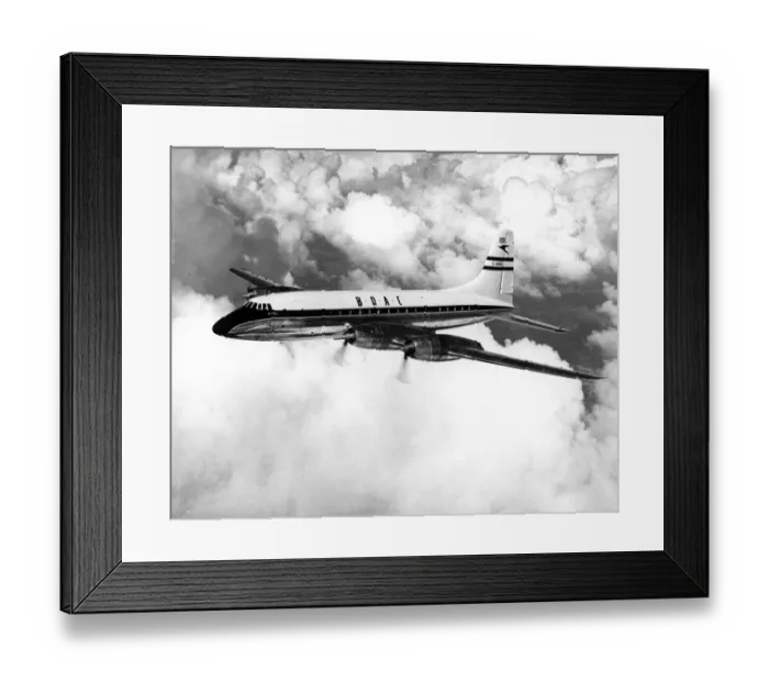 Framed Print : Bristol Britannia 102 G-ANBA of BOAC Framed Print : Bristol Britannia 102 G-ANBA of BOAC