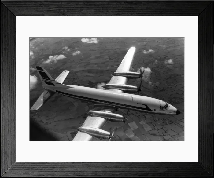 Framed Print : Bristol Britannia 301 G-ANCA Framed Print : Bristol Britannia 301 G-ANCA