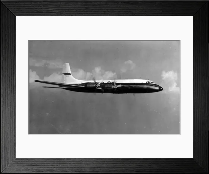 Framed Print : Bristol Britannia 314 CF-CZC Empress of Madrid Framed Print : Bristol Britannia 314 CF-CZC Empress of Madrid