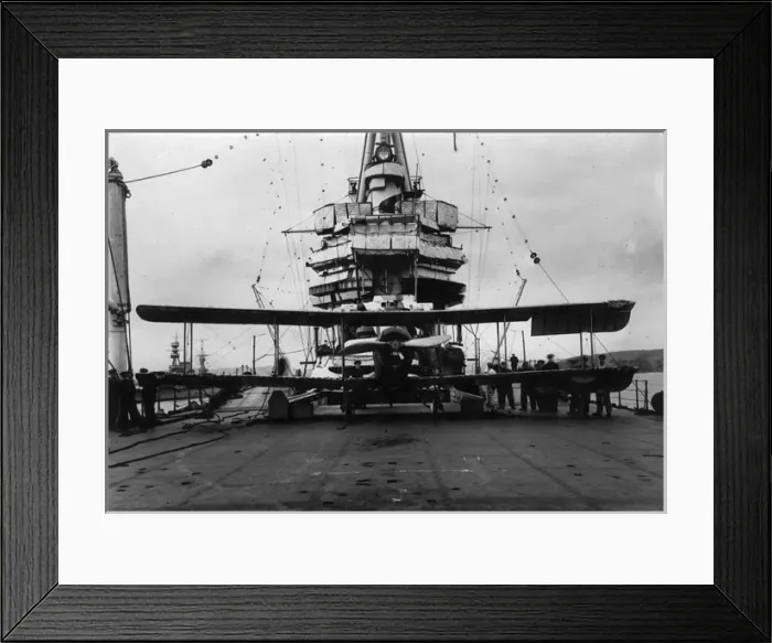 Framed Print : Sopwith Cuckoo aboard HMS Furious Framed Print : Sopwith Cuckoo aboard HMS Furious
