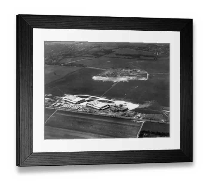 Framed Print : An aerial view of Croydon Airport Framed Print : An aerial view of Croydon Airport