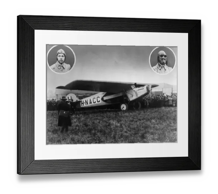 Framed Print : The first Fokker FVII H-NACC in flight Framed Print : The first Fokker FVII H-NACC in flight