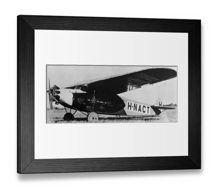 Framed Print : H-NACT was KLMs first Fokker FVIIa Framed Print : H-NACT was KLMs first Fokker FVIIa
