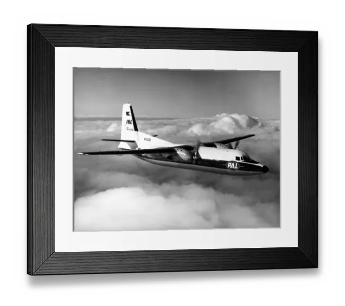 Framed Print : Fokker F27 Friendship PI-C501 of Philippene Air Lines Framed Print : Fokker F27 Friendship PI-C501 of Philippene Air Lines