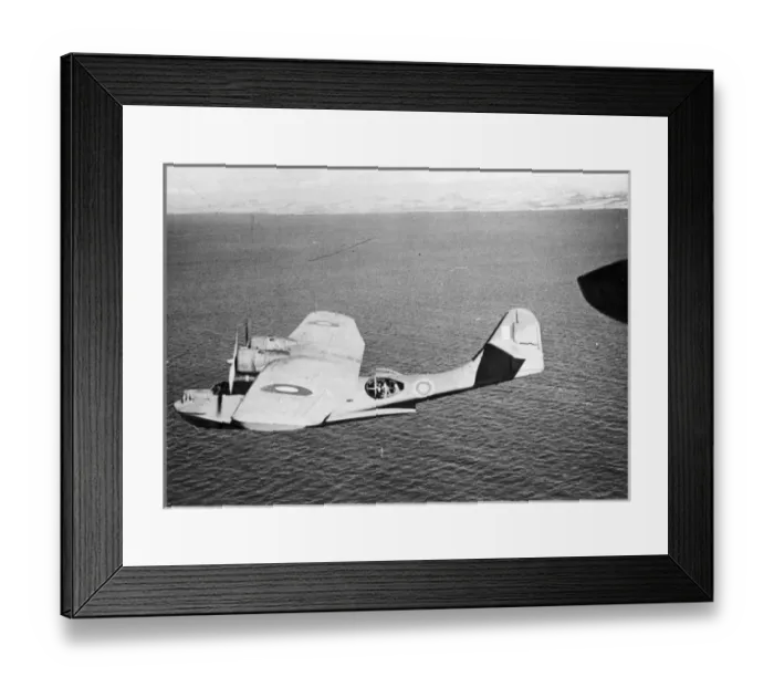 Framed Print : Consolidated Catalina I W8406 of No 209 Squadron RAF Framed Print : Consolidated Catalina I W8406 of No 209 Squadron RAF
