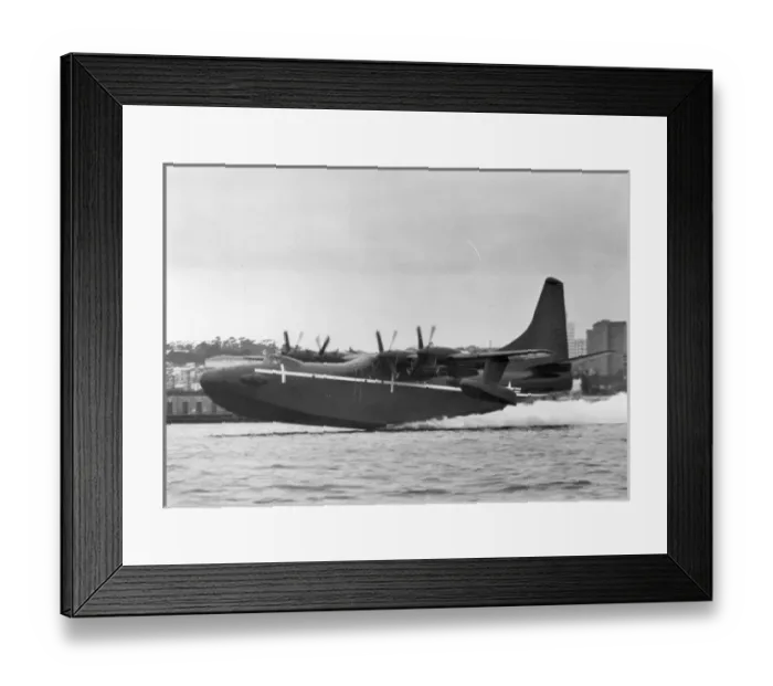 Framed Print : Convair XP5Y-1 flying boat during its take-off run Framed Print : Convair XP5Y-1 flying boat during its take-off run