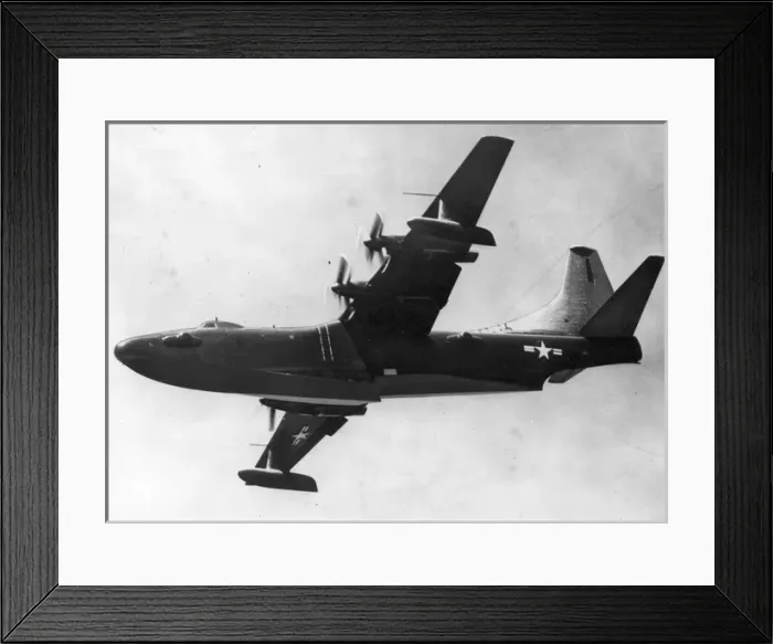 Framed Print : Convair XP5Y-1 flying boat during its maiden flight Framed Print : Convair XP5Y-1 flying boat during its maiden flight