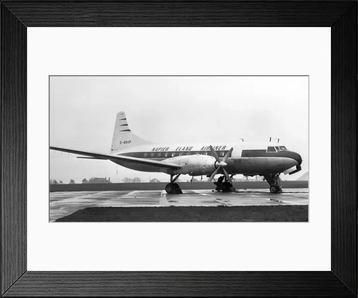 Framed Print : Convair 340 G-ANVP after conversion Framed Print : Convair 340 G-ANVP after conversion