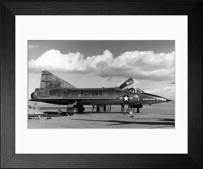 Framed Print : The second Convair YF-102 52-7995 Framed Print : The second Convair YF-102 52-7995