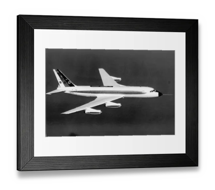 Framed Print : Convair 880 first prototype N801TW in flight Framed Print : Convair 880 first prototype N801TW in flight