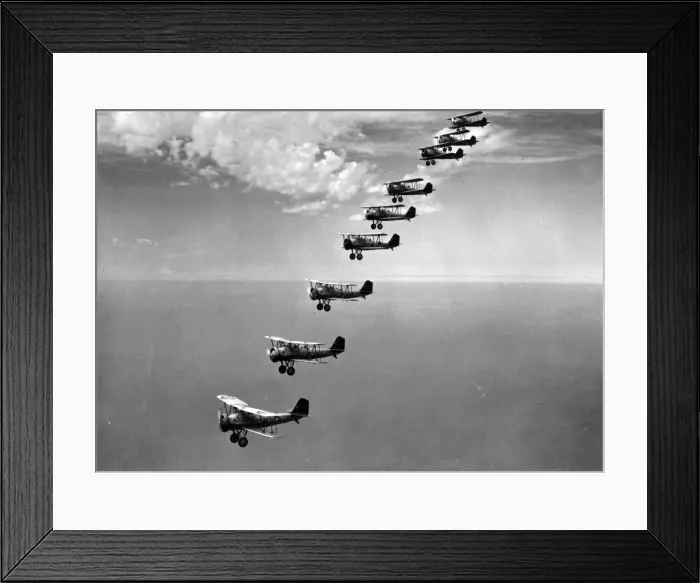 Framed Print : A formation of US Navy Vought Corsair biplanes Framed Print : A formation of US Navy Vought Corsair biplanes
