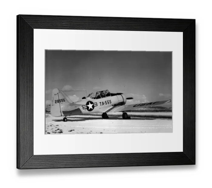 Framed Print : North American T-6J Texan 52-8555 Framed Print : North American T-6J Texan 52-8555