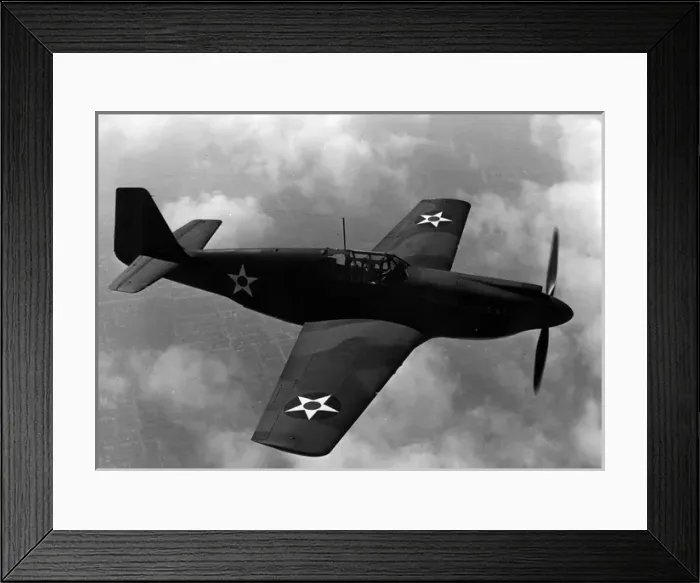 Framed Print : An early North American P-51 Mustang Framed Print : An early North American P-51 Mustang