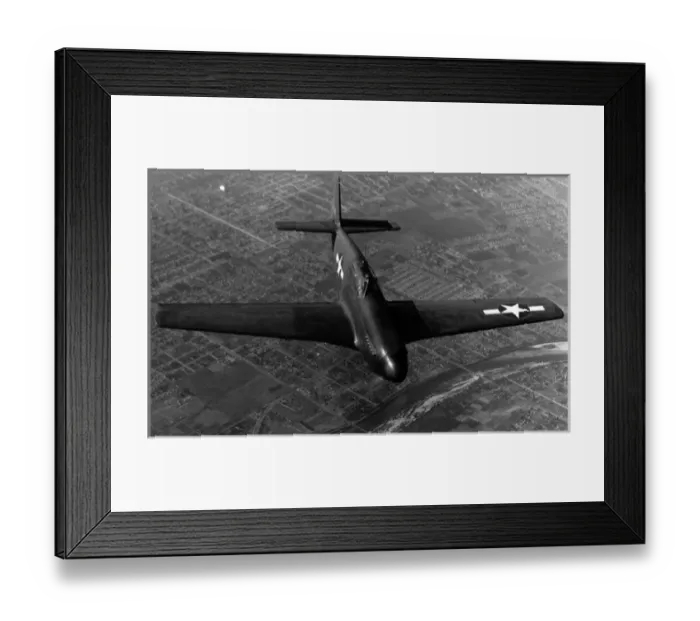 Framed Print : A North American P-51B Mustang on a test flight Framed Print : A North American P-51B Mustang on a test flight