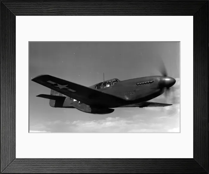 Framed Print : A North American P-51 Mustang Framed Print : A North American P-51 Mustang