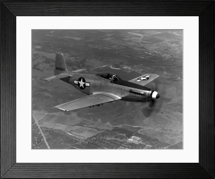 Framed Print : North American P-51H Mustang