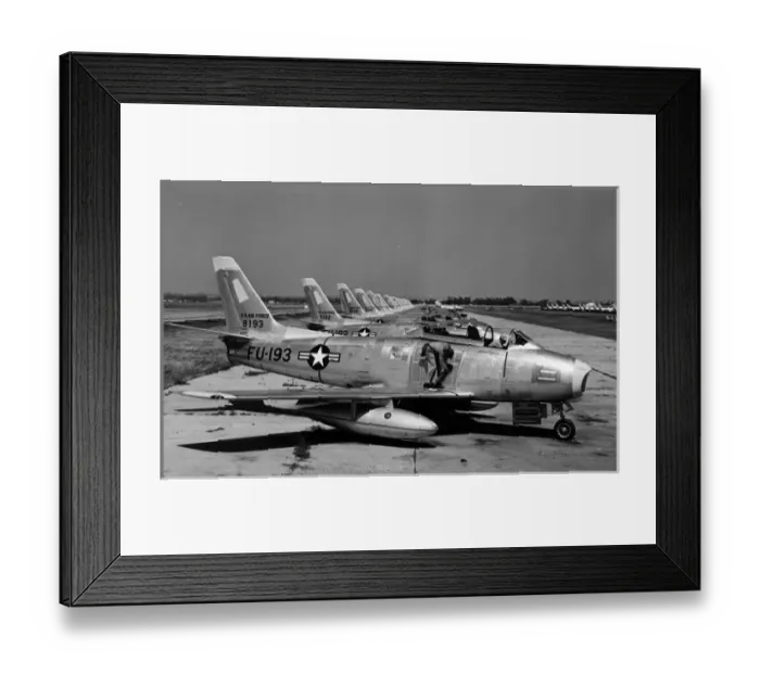 Framed Print : North American F-86A Sabres Framed Print : North American F-86A Sabres