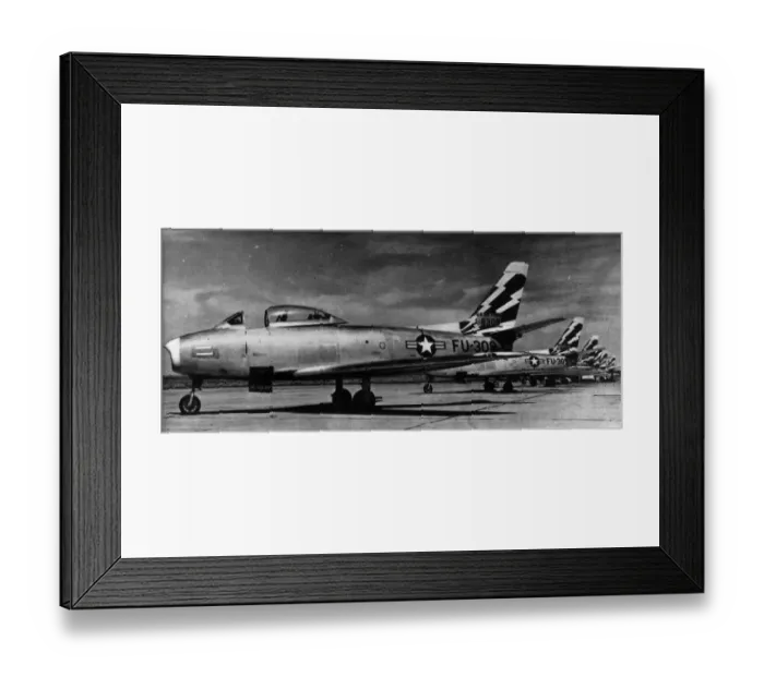 Framed Print : North American F-86A Sabres