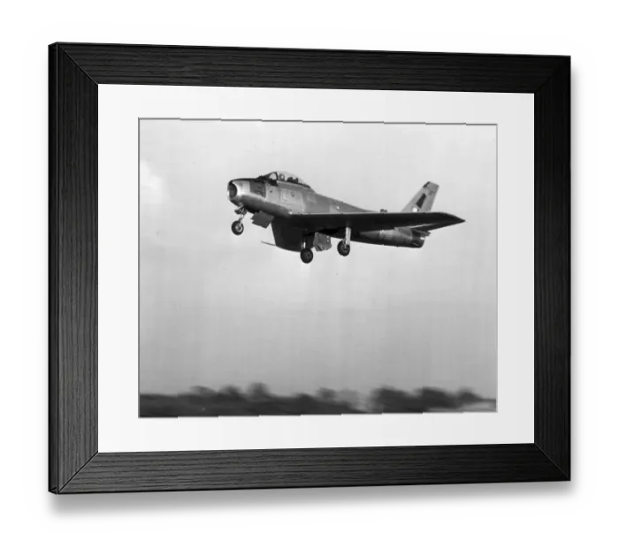 Framed Print : North American Sabre F4 XB982 of the RAF Framed Print : North American Sabre F4 XB982 of the RAF