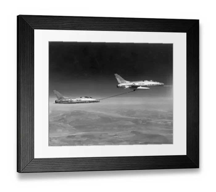 Framed Print : Two North American F-100D Super Sabres 55-3504 and 55-3513 Framed Print : Two North American F-100D Super Sabres 55-3504 and 55-3513