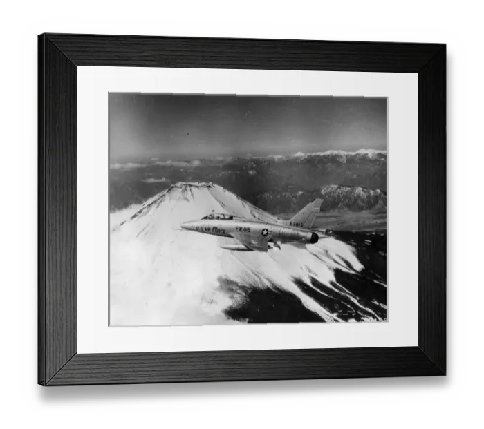 Framed Print : North American F-100F Super Sabre 56-3815 Framed Print : North American F-100F Super Sabre 56-3815