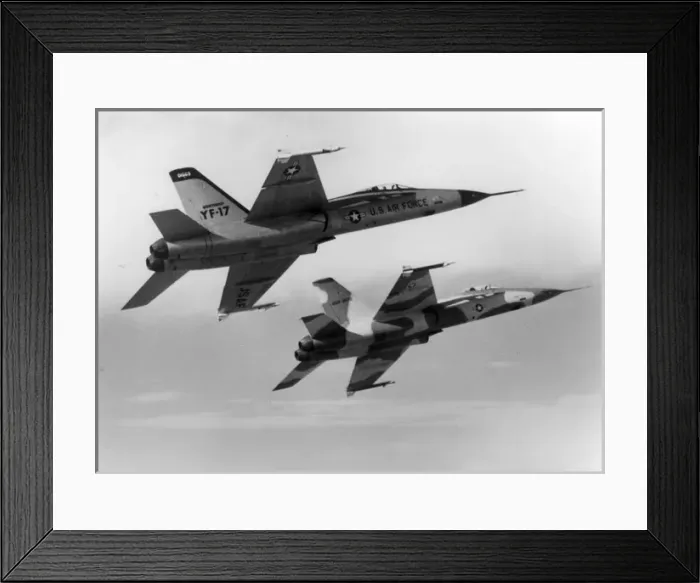 Framed Print : Northrop YF-17 first and second prototypes Framed Print : Northrop YF-17 first and second prototypes