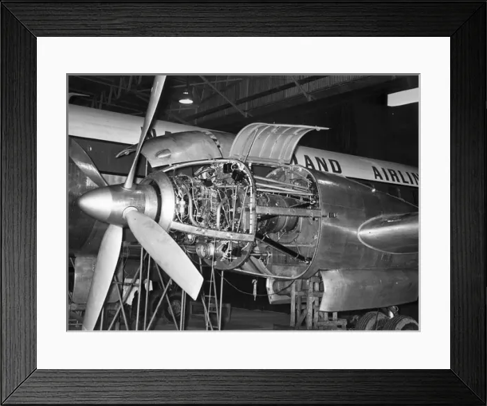 Framed Print : Napier Eland installation on the Convair 340 G-ANVP Framed Print : Napier Eland installation on the Convair 340 G-ANVP