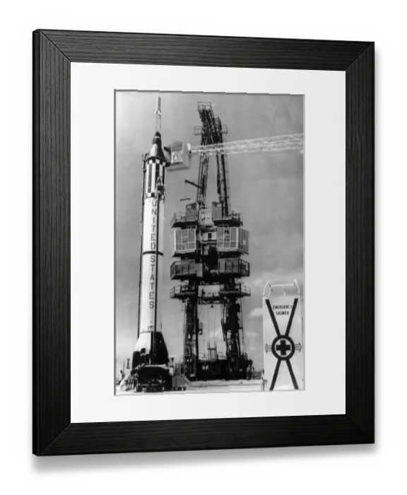 Framed Print : The Mercury-Redstone rocket that carried Virgil Grissom Framed Print : The Mercury-Redstone rocket that carried Virgil Grissom