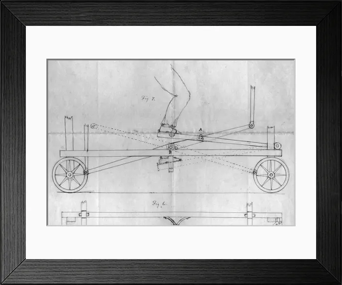 Framed Print : Sir George Cayleys drawings Framed Print : Sir George Cayleys drawings