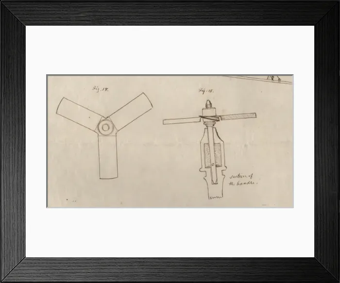 Framed Print : Sir George Cayleys drawings Framed Print : Sir George Cayleys drawings