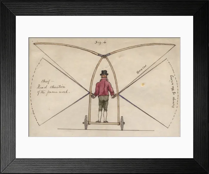 Framed Print : Sir George Cayleys drawings Framed Print : Sir George Cayleys drawings